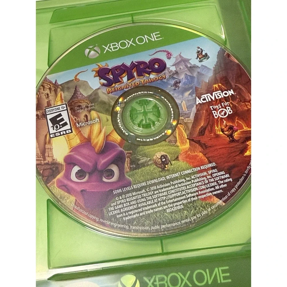 Xbox One Games Lot Of 4 , CTR, Spiro, Madden 21, Minecraft, Disc Only
